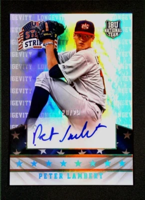 2015 Panini USA Stars & Stripes Longevity Peter Lambert Auto Autograph #'d /25 - Image 1 of 3