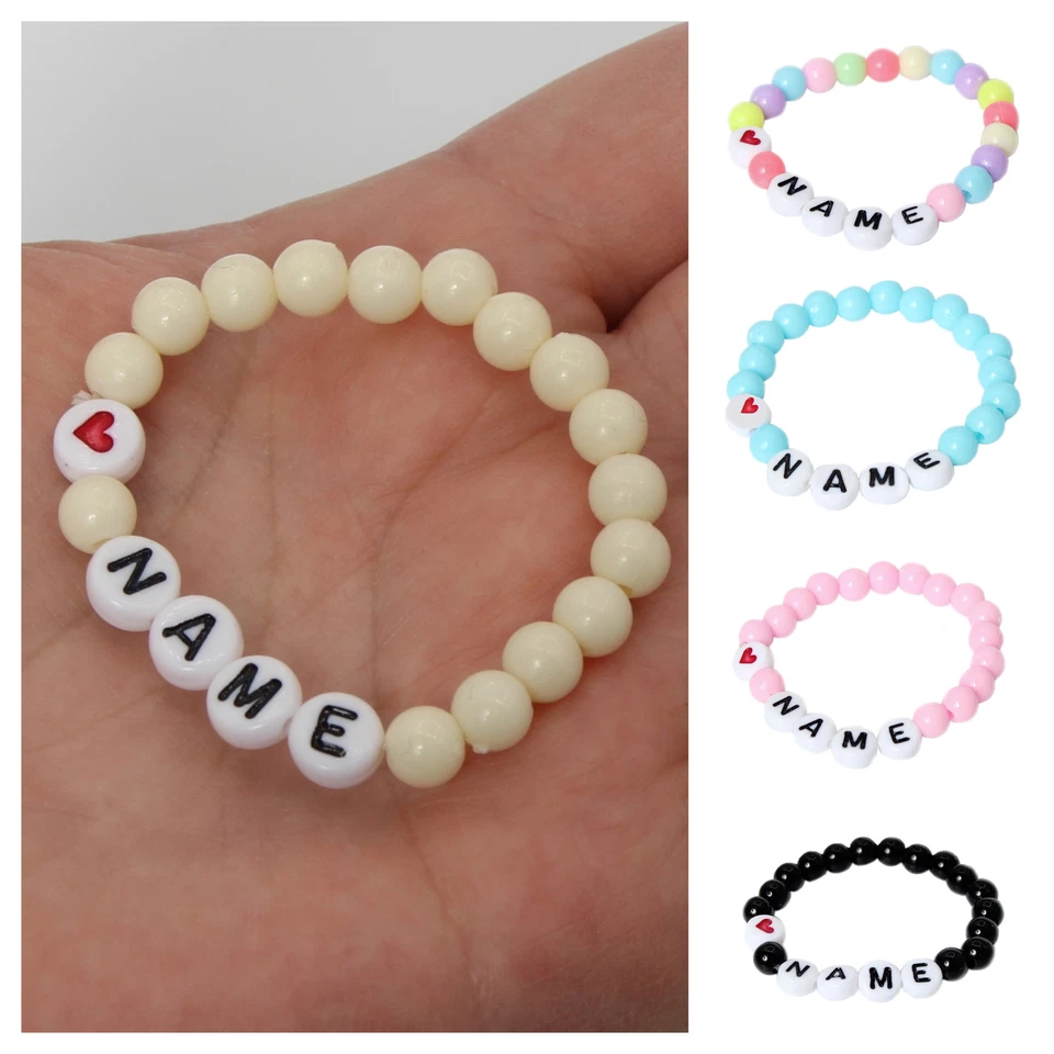 Baby Namensarmband Kinder Geschenkidee Buchstaben Armband Freundschaft - Bild 1 von 1