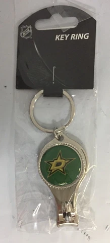 Dallas Stars NHL Logo 3-in-1 Nail Care Bottle Opener Keychain Cover