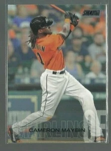  2018 Stadium Club Black Foil #153 Cameron Maybin (ref 66929) - Picture 1 of 1