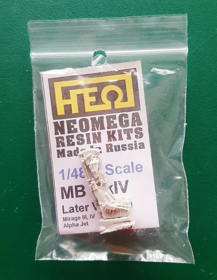 Neomega MB Mk. IV late 1/48 seat for Fiat G.91 - MB 326 - Mirage -Etendard  - Immagine 1 di 1