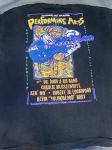 Camicia concerto vintage 1997 House Of Blues Performing Arts Dr. John Keb’ Mo’ XL - Foto 1 di 5