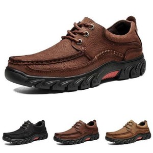 Mens Climbing Sports Non-slip Faux Leather Outdoor Hiking Sneakers Shoes 38-46 L