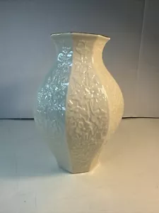 Vaso apribile Lenox Garden Collection 9”/Top 3,75” con bordo oro ottimo - Foto 1 di 6