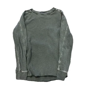 CAMICIA VINTAGE RRL RALPH LAUREN DOUBLE RL GRIGIA TERMICA MANICA LUNGA TAGLIA S (92) - Foto 1 di 5