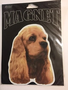 Dog Magnet Cocker Spaniel Magnetic Car Auto Kitchen Fridge Locker - Picture 1 of 2