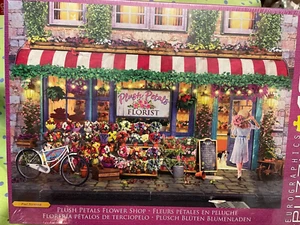 Eurographics Puzzle 1000 Pc "Plush Petals Flower Shop" 19.25" x 26.5" New Sealed - Picture 1 of 3