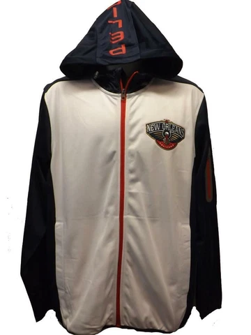 New Orleans Pelicans Mens Sizes M-L-XL-2XL Full Zip Warm Up Jacket Cover