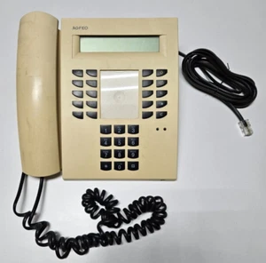 Agfeo ST25 - S0-Systemtelefon Weiß mit Hörer u. Spiralkabel *defekt* - Bild 1 von 1