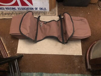 Weaver кожи изолированный нейлона Trail Gear седло сумка, коричневый - Изображение 1 из 4