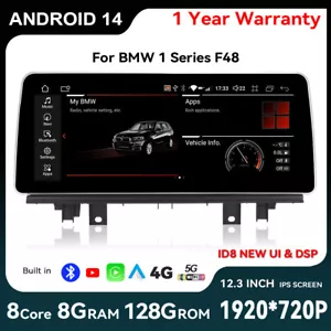 Radio estéreo para automóvil de 12,3"" 8+128 GB Android navegación GPS DAB DSP para BMW X1 F48 - Imagen 1 de 18