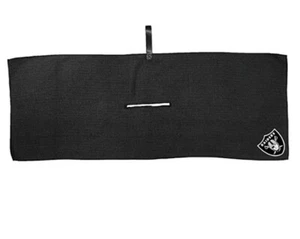 Raiders Las Vegas Oakland NFL Logo Team Golf Microfiber Towel 16 x 40 Black - Picture 1 of 2