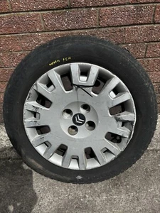2012 CITROEN NEMO PEUGEOT BIPPER 15" INCH STEEL WHEEL & TRIM - Picture 1 of 11