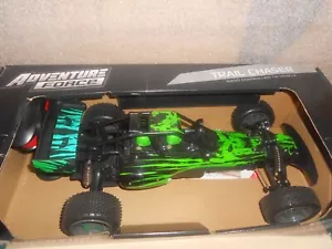 2.4 Ghz ADVENTURE FORCE Radio Control 1:8 Trail Chaser Buggy Green & Black 2023 - Picture 1 of 4