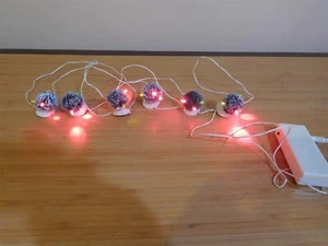 Lemax Zubehör - beleuchtete schimmernde runde Büsche - 6er Set - kostenloser Versand - Bild 1 von 2