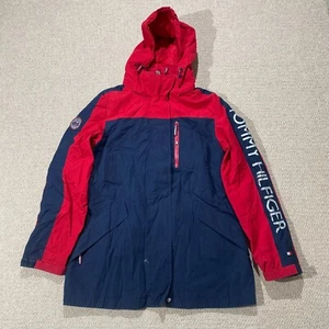 Tommy Hilfiger Jacke Damen Small Navy Rot Outdoor 3-in-1 Allwettersystem - Bild 1 von 13