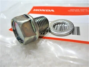 TRX ATC 70 90 110 125 200 250 300 350 400 420 450 500 HONDA OIL DRAIN PLUG BOLT - Picture 1 of 2