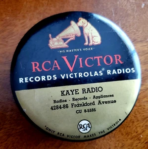 Vintage RCA Victor Record Cleaner Philadelphia Kaye Radio Nipper - Picture 1 of 11