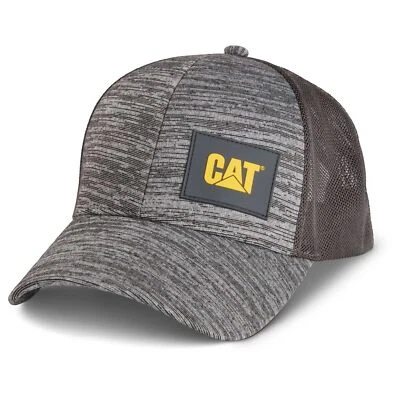 Caterpillar CAT Equipment Spacedye Charcoal Gray Snapback Mesh Cap/Hat - Image 1 of 2