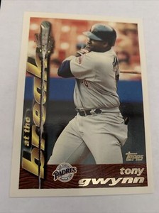 1995 Topps Traded Card 7 Tony Gwynn At The Break San Diego Padres NmMt Free Ship
