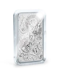 10 Rectangular Capsules For Australia Perth 1 Oz Silver Dragon Coin Lighthouse - Picture 1 of 1