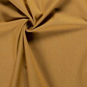 Vaqueros de lujo de mezclilla material de tela de sarga - mostaza - Imagen 1 de 3