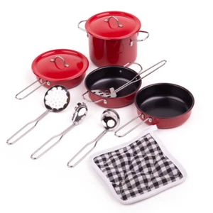 Juego de utensilios de cocina antiadherentes para niños Tidlo (11 piezas) accesorios de cocina para juegos de rol - Imagen 1 de 1