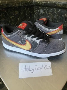 Nike Dunk Low Premium SB QS Beijing Metallic Gold 504750 077 Men's Size 9 - Picture 1 of 8