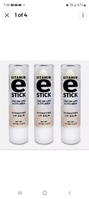 3 x Reviva Labs Vitamin E Oil E Sticks 1/7oz - For Lip & Eyes Balm Made in USA! - Imagem 1 de 2