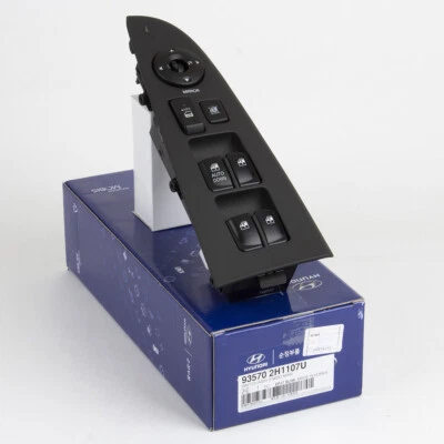 Genuine Power Window Switch (AUTO-DOWN) for 07-10 Hyundai Elantra 93570-2H1107U - Изображение 1 из 4