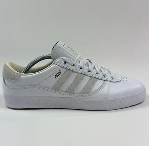 Adidas Lucas Puig Mens 8 White Skateboarding Shoes Sneakers Leather Low HP9753 - Picture 1 of 10
