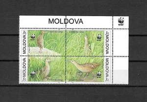 Moldawien 2001 WWF SG 382/385 MNH - Bild 1 von 1