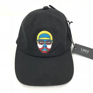 Rare Bascom Projects 1993 AM071241 DJ E-ROCK Black Adjustable Strap Back Hat Cap - Picture 1 of 10