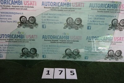 VETRO SCENDENTE FINESTRINO ANTERIORE SINISTRO AUDI Q3 2017 USATO ORIGINALE Foto 1 de 4