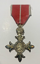 The Most Excellent Order of the British Empire Officer MBE Military  - WW2 Era