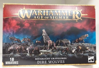 GAMES WORKSHOP Warhammer Age Of Sigmar Soulblight Gravelords Say Wolves Single Miniatures