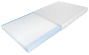 Baby Matratze 60x120 cm - Babymatratze mit waschbarem Bezug + festen Trittkanten - Bild 1 von 6