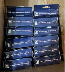 2024 Donruss Optic NFL Football Aufhänger Box versiegelt - [Menge 12] - KOSTENLOSER VERSAND - Bild 1 von 1