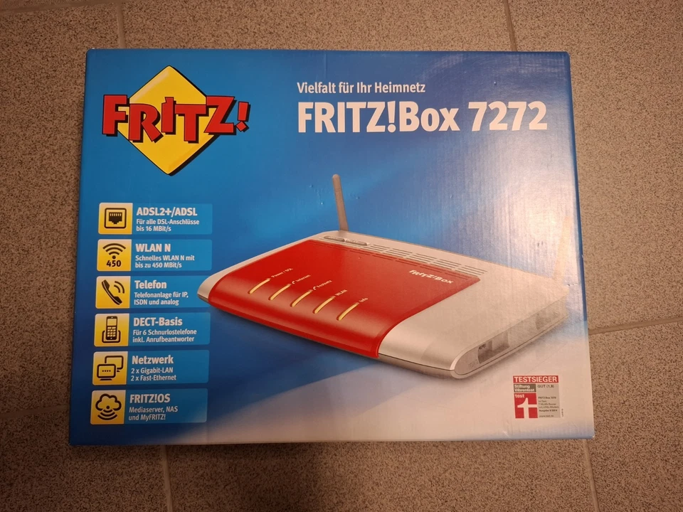 Fritzbox 7272 - DSL Router mit WLAN - Bild 1 von 4