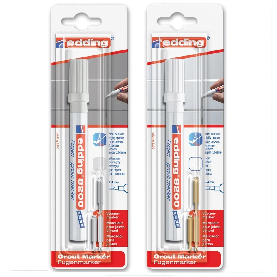Edding 8200 Fugenmarker. Fugenstift für Fliesen. Grout marker Farben wählbar! - Bild 1 von 1