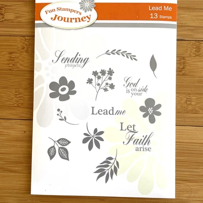 Fun Stampers Journey - Lead Me SS-0207 - 15 sellos de goma - Oración/Dios Foto 1 de 4