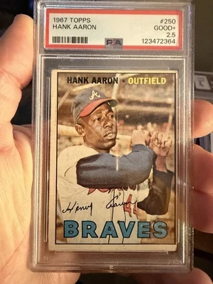 1967 Topps - Hank Aaron #250 Foto 1 de 2