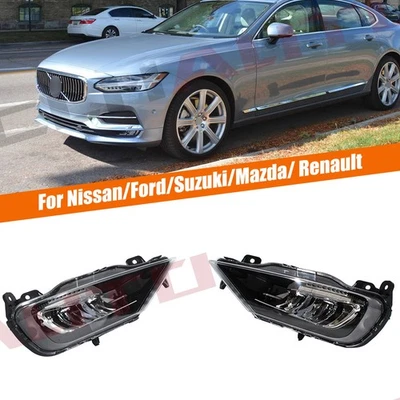 Par de luces antiniebla de conducción para Volvo XC60 XC90 S90 V90 LED laterales Foto 1 de 4