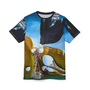 Salvador Dalí Nacimiento de Deseos Líquidos Surrealismo Arte Camiseta Unisex Gráfica Camiseta - Imagen 1 de 13