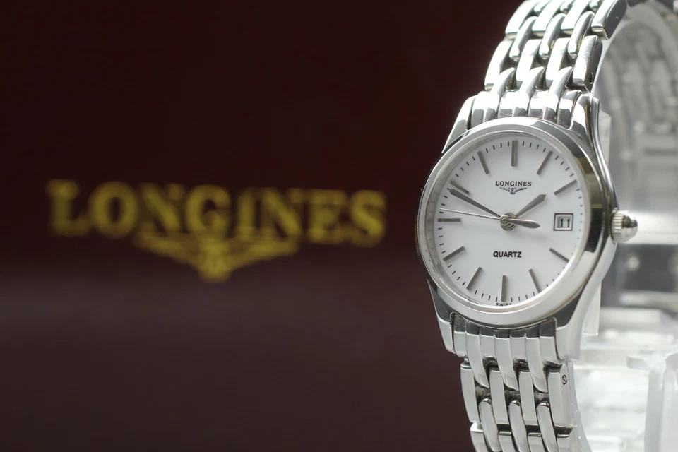 Orologio svizzero al quarzo da donna Longines L2.628.4.786 quadrante bianco q... - Immagine 1 di 4