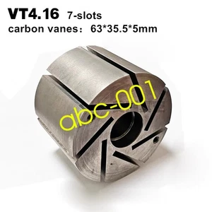 1 Stück für Becker Vakuumpumpe Rotor VT4.16 7-Schlitze - Bild 1 von 3