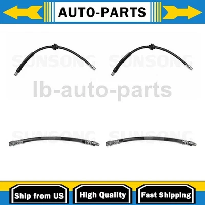 4x Manguera de freno delantera trasera para Mercedes-Benz E320 2004-2005 3,2 L AWD Foto 1 de 4