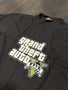 Camicia Promo Grand Theft Auto V Five Taglia XL Nera Rockstar Games GTA Gaming - Foto 1 di 7