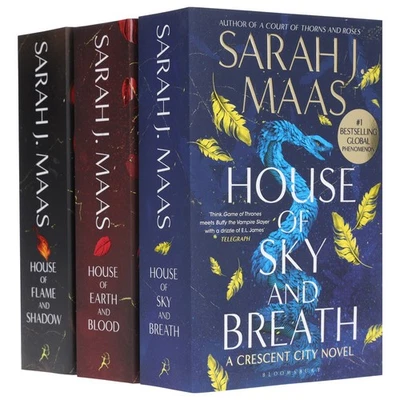 Crescent City Series by Sarah J. Maas 3 Books Collection Set - Fiction - PB - Image 1 of 4