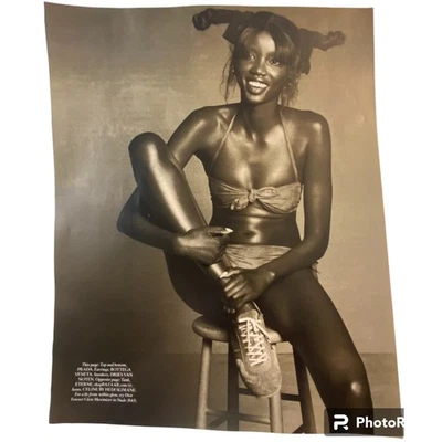 Anok Yai in Prada Print Ad Campaign Spring 2024 8x10 Ready to Frame - Image 1 of 4